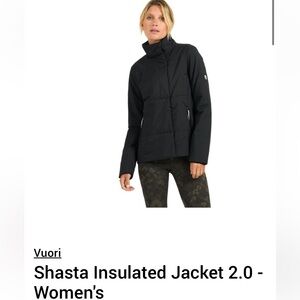 Vuori Black Shasta Insulated Women's Jacket